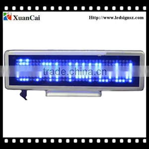 Rechargeabe Remote Control and PC Software P6-7*35R Indoor Mini LED Desktop Display thumbnail-1