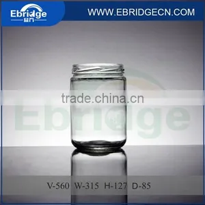 High Quality Aluminum Cap Empty Bottle Jam Glass Jar thumbnail-1