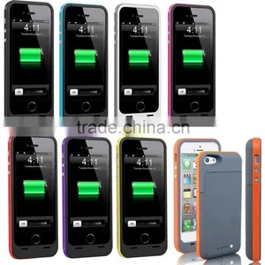 3800mAh Matte Plastic Protective Charging Power Bank Case Cover for IPhone 6, External Backup Battery Case Cover for IPhone 6 thumbnail-1