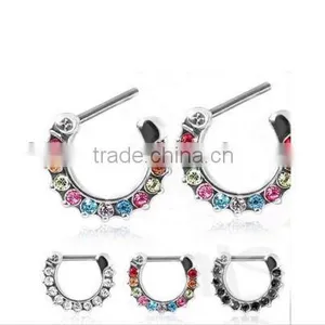 Nose Septum Clicker Nipple Ear Piercing thumbnail-1