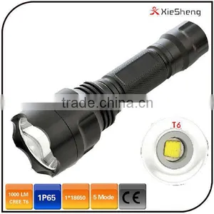 Classical 3.7v 10 Watt Rechargeable Battery C8T6 1600 Lumen Led Rechargeable Flashlight Quality Choice thumbnail-1