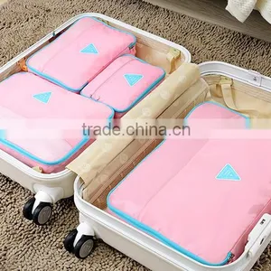 YIWU RODA Fashion Nylon Fabric Environmental Protection 4 Sets Folding Travel Storage Bag thumbnail-3