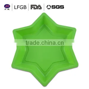DIY Fashionable High Quality Star Shape Silicone Cake Molds thumbnail-1