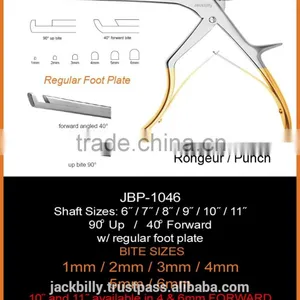 Schlesinger Rongeur Punch, Thin Foot Plate, Laminectomy Punch thumbnail-6