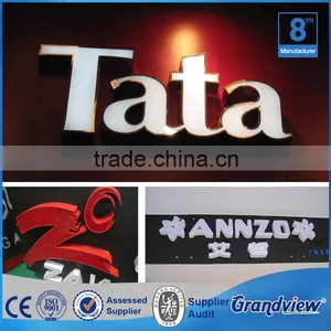 Outdoor Advertising Acrylic Channel Letter Store Glowing Sign thumbnail-1