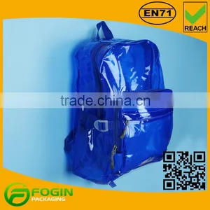Clear Blue Color Backpack Bag for Girls thumbnail-2