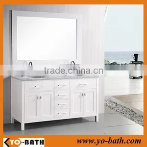 Marble Top Double Sink Bathroom Vanity thumbnail-1