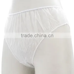 Nonwoven Fabric Underwear Women PP Nonwoven Women Panties Disposable Nonwoven Sexy Lady Panties Fashion Underwear Women Brief thumbnail-4