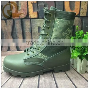 Army Green Camouflage Tactical Boots With Zipper for Army thumbnail-1