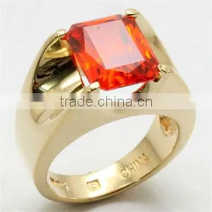 Rhodium Plated 925 Solitaire Octagon AAA CZ Ring thumbnail-3