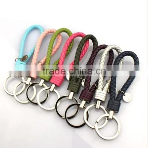 PU Leather/metal Keychain,fashion Cute Color Key Lanyard,Business Promotional Gifts Key Ring thumbnail-1