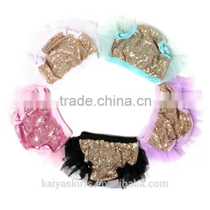 2016 Wholesale Christmas Triple Ruffle Baby Pants Fancy Bloomers in Stock for Kids thumbnail-6