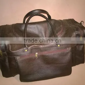 Big Leather Travel Bag thumbnail-1