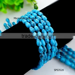 Wholesale 2016 New Fashion DIY Waterdrop 6*9mm String Turquoise Beads for Jewelry Making thumbnail-1