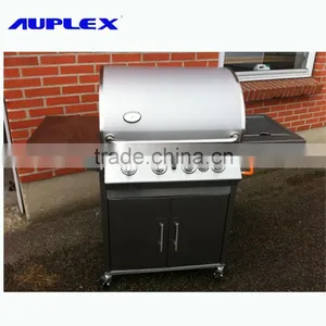 430 Stainless Steel Gas Grill / 4 Burners Infared Gas Grill With Skewer / Rotisserie thumbnail-1