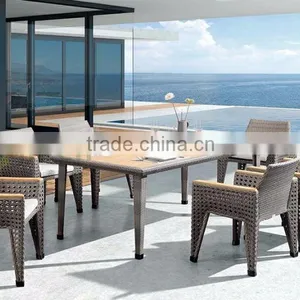 Evergreen Wicker Furniture - Outdoor Patio Dining Set thumbnail-1