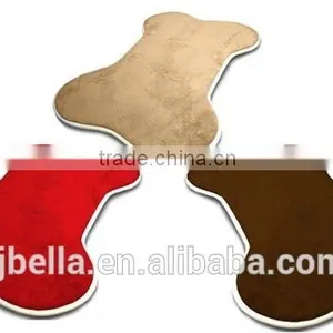Multi-colors Dog Bone Shape Memory Foam Pet Bed Mat Absorbent Mat thumbnail-1
