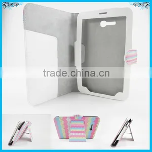 for Samsung Galaxy Tab 3 Lite T110 Tablet Case Stand Function Customized Design 2014 Hot Selling thumbnail-1