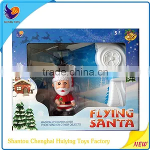 Infrared Induction Flying Santa With LED HY-838A Christmas Santa Claus Toys Moving Santa Claus Toy Flying Santa Claus Toy HY-838 thumbnail-1