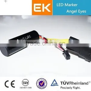 EK Favorites Compare Angel Eyes Heads Headlights Black Angel Eye Projector Headlights LED Angel Eyes Halo Rings thumbnail-6