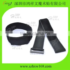 Nylon Yarn Rubber String Hook and Loop Strap Touch Fastener thumbnail-1