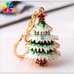 Pretty Fashion Christmas Tree for 3D Shape Keychain,Zinc Alloy 3D Shape Keychain,keychain for 3D Shape Colorful Matel thumbnail-3