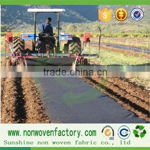 Agriculture Non Woven Fabric Black 70gsm Weed Control Fabric thumbnail-3
