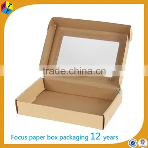 Tuck Top Packaging With Pvc Window Corrugated Paper Box thumbnail-5
