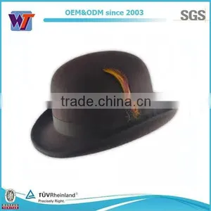 Fedora Bowler Hat for Party Promotional Fedora Hat thumbnail-1