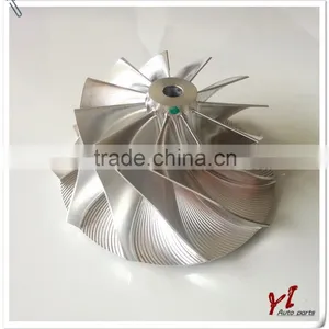 High Performance Turbo TD04HL Billet Compressor Wheel 49189-00016 Fit Turbo/Chra 49189-01330/1350/1450/49377-00221 thumbnail-1