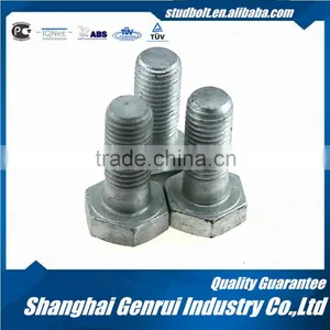 DIN960 Coarse Metal Toggle Hex Bolt and Washer and Nut thumbnail-1