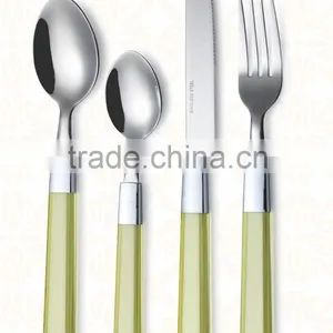 Stainless Steel Flatware, With Plastic Handle, thumbnail-1