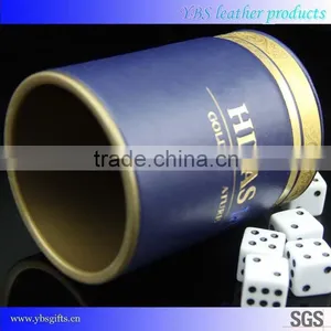 China Supplier Hot-selling Leather Dice Cup and Dice Tray thumbnail-3