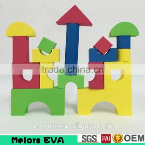 Melors Kids EVA Clolor Foam Building Blocks Toys Free Samples Mini Building Block Model, Multi-purpose Eva Block thumbnail-1