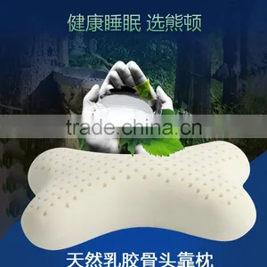 100% Nature Bone Shape Cute Car and Office Latex Pillow thumbnail-1