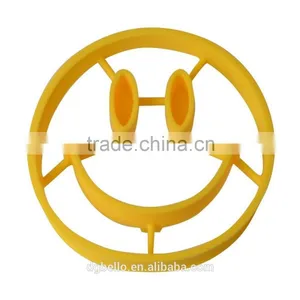 Silicone Smile Egg Fried Molds Egg Ring Pancake Kitchen thumbnail-1