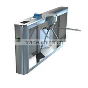 CE Approved Pedestrian Access Control Half Height Bridge Type Tripod Turnstile thumbnail-1