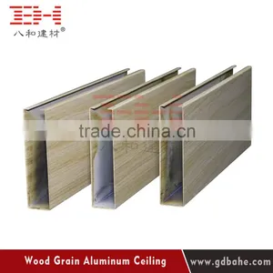 Building Materials Wood Finish Aluminum Baffle Ceiling thumbnail-4