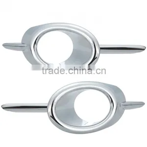 2Pcs L/R ABS Chrome Front Fog Lamp Cover thumbnail-1