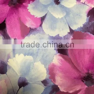 2016 Newest Beautiful Colorful Wallpaper With Big Flower Pattern for Home thumbnail-2