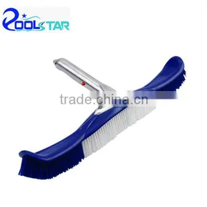 Flexible Floor Brush for Pool Cleaning With Alu Handle P1404 thumbnail-1