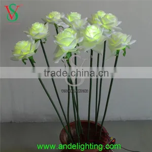 Home Decoration Decorative White Rose Artificial Flower thumbnail-3