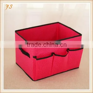 New Material Sundries Organizer Non Woven Cosmetic Storage Box thumbnail-3
