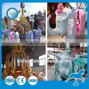 Flying Elephant Ride!!! Amusement Park Funfair Playground Equipment Flying Elephant Ride for Sale thumbnail-4