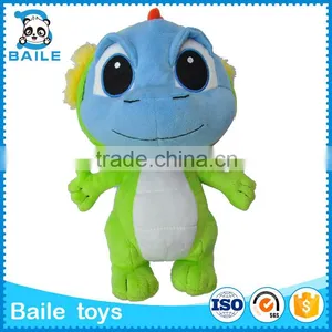 100% Polyester Fabric Green Baby Dinosaur Animal Plush Toy thumbnail-1