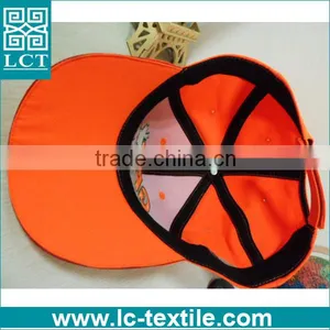 LCTN1877 Orange Low Profile Racing Stripe Cotton Twill Baseball Cap With Hair thumbnail-4