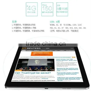 Wholesale 9.7 Inch Android 4.4 MT8752 Octa Core RAM 2GB ROM 32GB 13.0MP Camera 4G LTE Cube T9 Tablet PC thumbnail-2