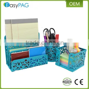 EasyPAG Multifunction 3 in 1 Colorful Executive Office Desk Organizer Set thumbnail-1
