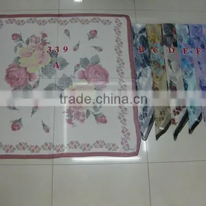 OEM Muslim Silk Long Hijab Scarf Emulation Silk Towel thumbnail-1