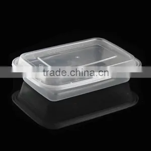 Food Plastic Container PP Dish Plate Plastic Plate 1200ml Sushi Box thumbnail-4